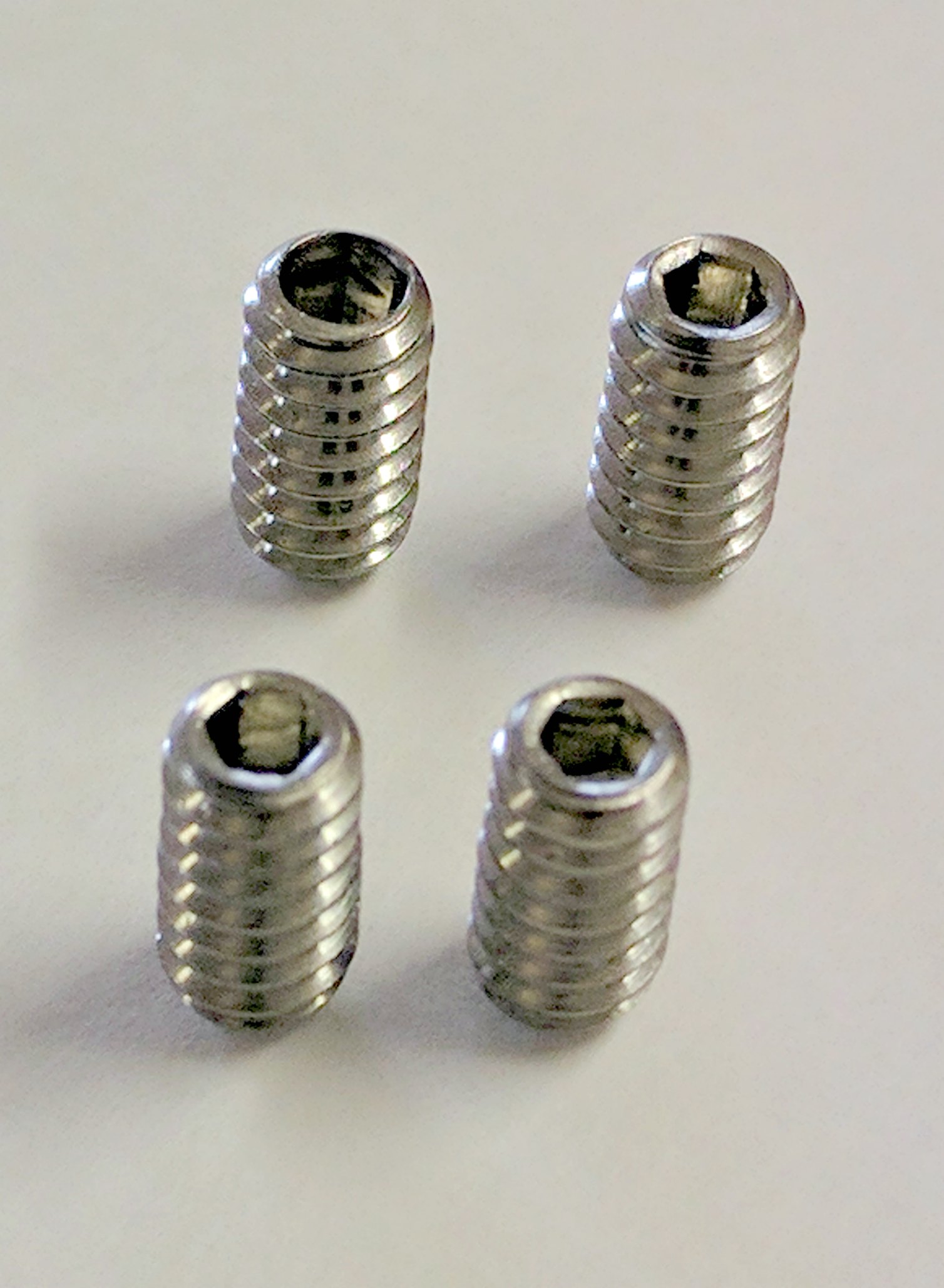 Stainless Steel Grub Screws FCS X 4