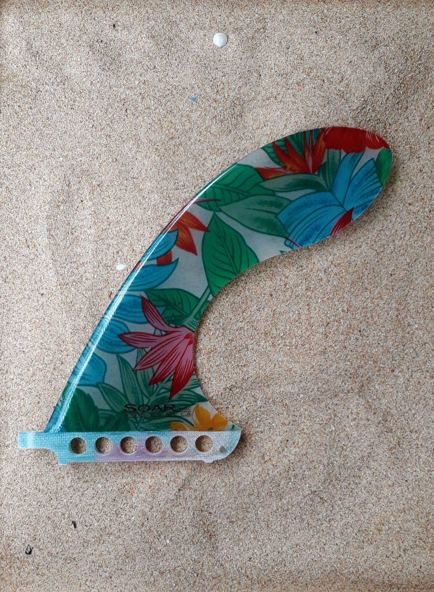 Z Sold – FIN – 9.0″ SOAR Floral Fatboy Fin