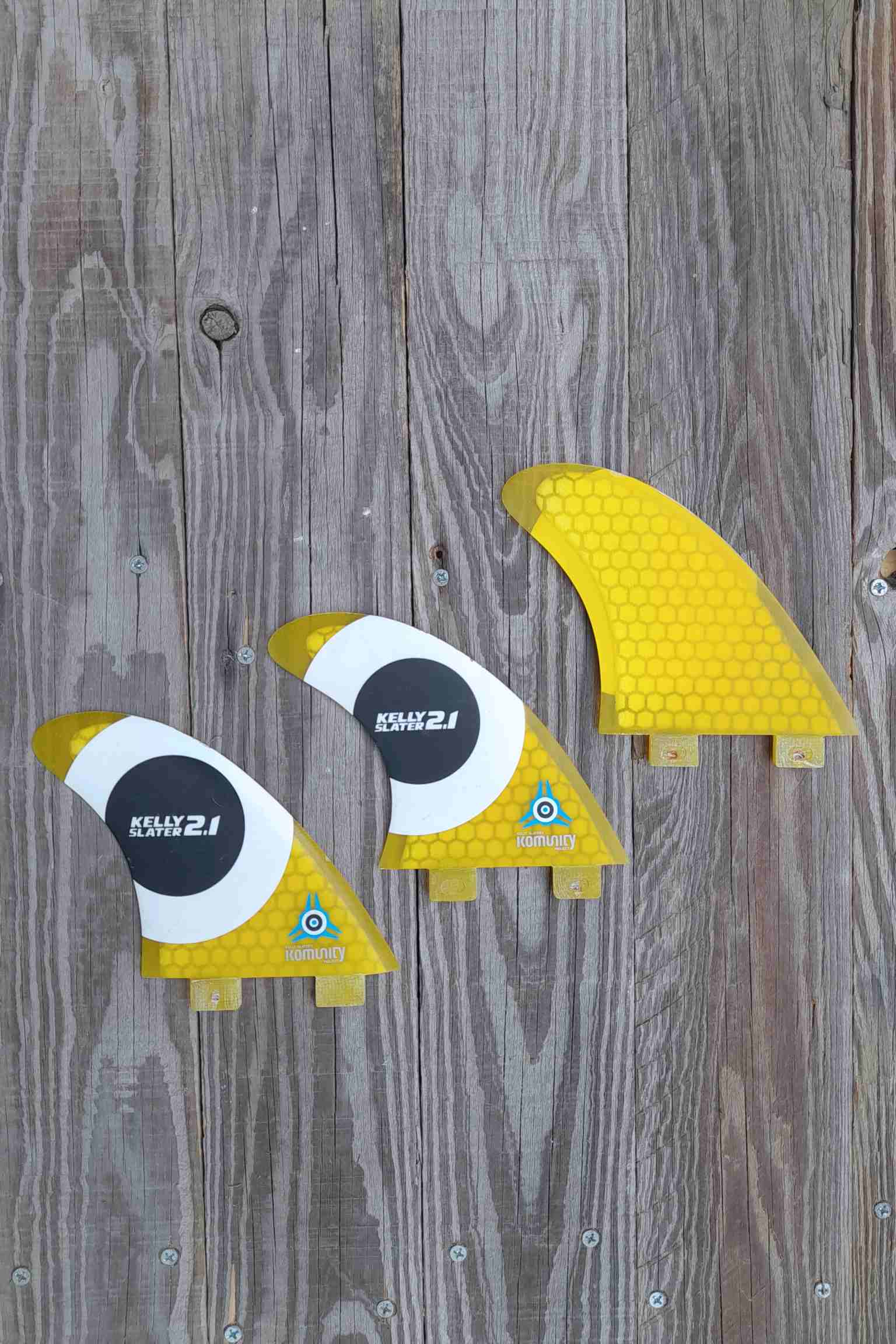 Z Sold – FINS – KOMUNITY Kelly Slater 2.1 Thruster Fin Set