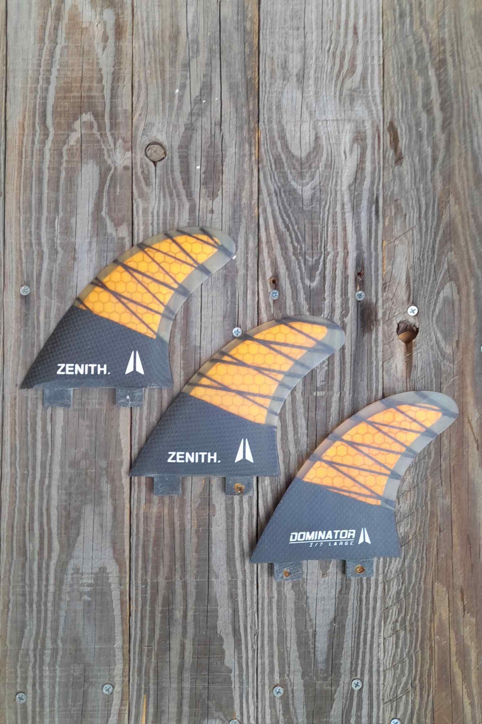 ZENITH Dominator Z7 Carbon Hexcore Large Thruster Fins 2